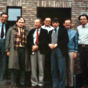 ESB Council Meeting, Leuven, 1978. Dr. Günther Heimke is the 4th from the left standing next to Prof. Paul Ducheyne (5th from the left).